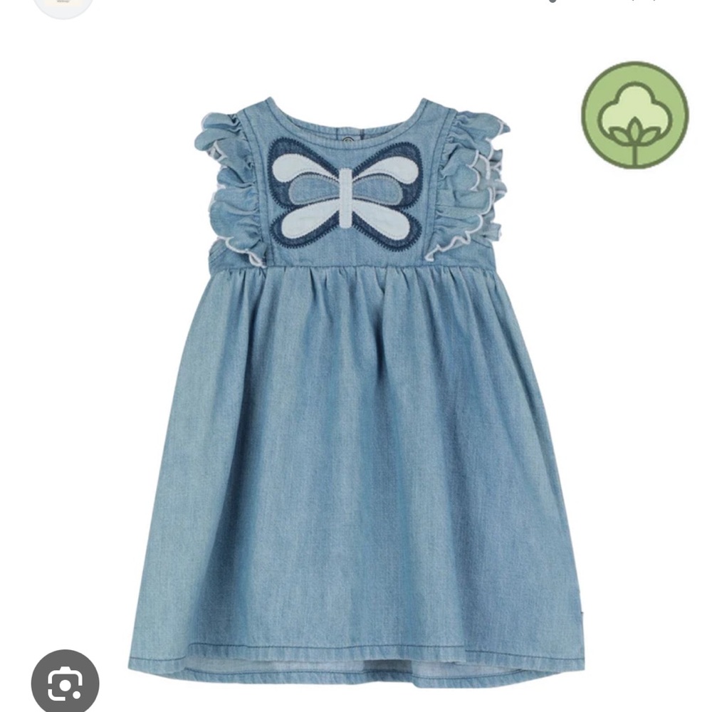 Stella McCartney denim butterfly dress